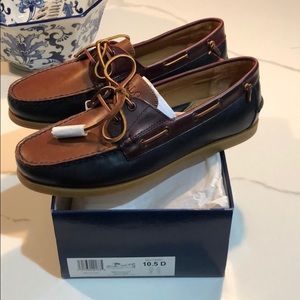polo ralph lauren merton leather boat shoe